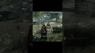 A good and quick death Skyrim Random Moment 158 skyrimmemes gaming skyrimmeme skyrim funny [upl. by Tremml36]