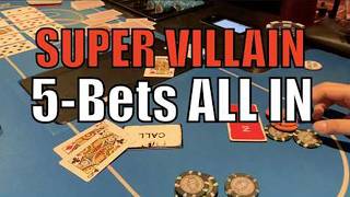 We Have SUPER VILLAIN Completely CRUSHED BIIGGG 5Bet ALL IN Pot Poker Vlog Ep 286 [upl. by Romaine]