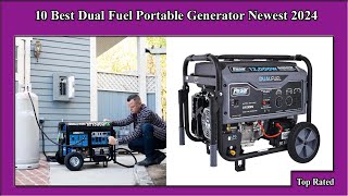 ✅ 10 Best Dual Fuel Portable Generator Newest 2024 [upl. by Zeph391]