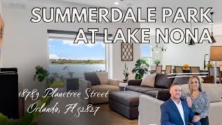 Summerdale Park at Lake Nona  18789 Planetree Street  Dreamfinders Homes Tidewater 2023 Build [upl. by Ahsenat]