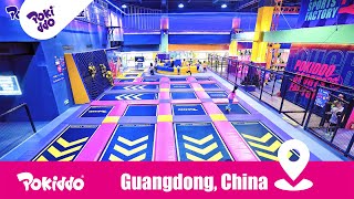 Pokiddo Indoor Trampoline Adventure ParkGuangdong [upl. by Oilla]