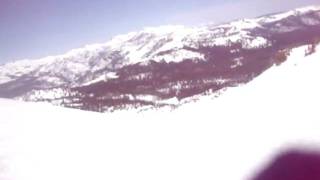 Skiing Cornice  Mammoth [upl. by Mckenzie963]