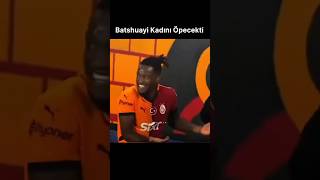 Batshuayi az kalsın Kadın Güvenliği Öpecekti 🤣 futbol galatasaray [upl. by Sylirama]