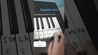 faccetta nera easy faccettanera piano [upl. by Veal]