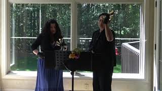 Hyfrydol Handbell Duet for 6 Bells and Piano  Larry and Carla [upl. by Oigimer]