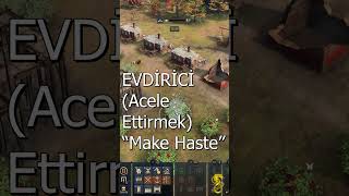 Age of Empires IV Osmanlı KADIN İŞÇİ Seslendirmesi 1 Çağ  AoE4 Osmanlı ASMR 5 shorts [upl. by Aihsyla35]