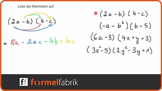 Terme vereinfachen Klammer mal Klammer – Training Nr 14 [upl. by Dhumma764]