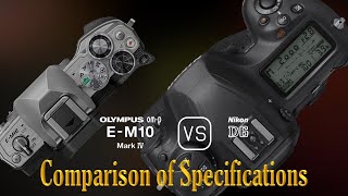 Olympus OMD EM10 Mark IV vs Nikon D6 A Comparison of Specifications [upl. by Adelheid413]