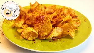 Selbstgemachte Kartoffelchips 🥔😍  Heißluftfritteuse Airfryer [upl. by Nodababus952]