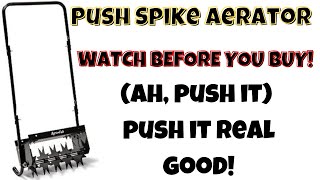 AgriFab 450365 Push Spike Aerator REVIEW [upl. by Laddie720]