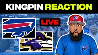 Bills vs Ravens 🔥 Live Play by Play amp Reaction [upl. by Damalas169]