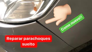 Reparar parachoques AUTO caído O ROTO LO DEJAMOS COMO NUEVO✅✅✅✅ [upl. by Eened]