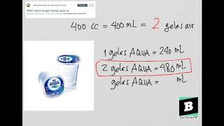 400 cc sama dengan berapa gelas air [upl. by Sunny]