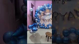 Simple Balloon Decoration idea [upl. by Nivart116]