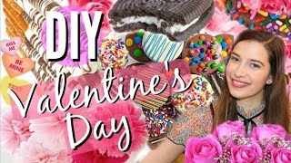 DIY Valentines Day Gifts Treats amp Room Decor EASY Ideas 2016 [upl. by Cadmann691]