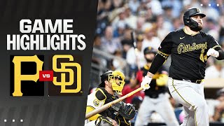 Pirates vs Padres Game Highlights 81224  MLB Highlights [upl. by Enniotna]