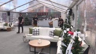 New edition to the Winter Wanderland experience Mistletoe Lounge [upl. by Airec]