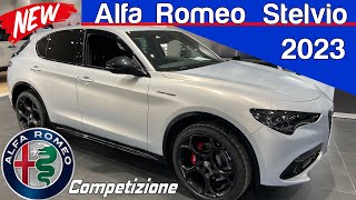 2023 New Alfa Romeo Stelvio Competizione  Interior and Exterior Details Stupendo SUV [upl. by Leahey]