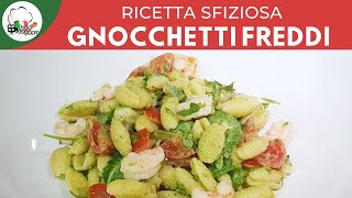 INSALATA DI PASTA FREDDA CON GAMBERETTI IN 1 MINUTO  ricette veloci  FoodVlogger [upl. by Killigrew116]