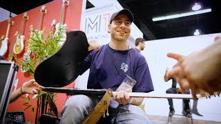 Aaron Marshall Of Intervals Tries A Relish Guitar [upl. by Felecia277]