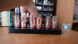 IN18 Nixie Clock brief review [upl. by Adiesirb24]