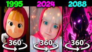 360° VR Masha Ultrafunk Song 1995 vs 2024 vs 2088 [upl. by Esmond278]