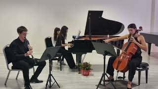 Astor Piazzolla  Oblivion  Trio for Piano Clarinet and Cello [upl. by Bria141]