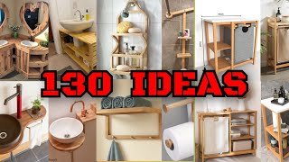 130 Ideas de madera para Baño que puedes hacer para vender y Generar Ingresos 🔥💰 [upl. by Aihseket]