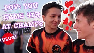 Did Fnatic Boaster win a third trophy Spoilers no  VALORANT Champions LA 2023 Vlog [upl. by Acimat]