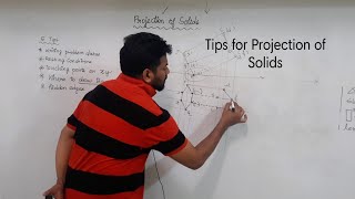 Important Tips for Projection of solids  Resting Conditions  Engineering Graphics  Tamil [upl. by Socha]