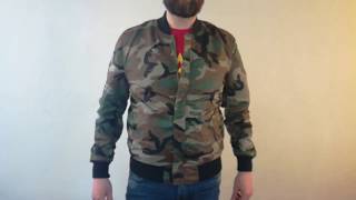 Alpha Industries MA1 VF LW camo  Etappa Alpha Shop [upl. by Nicolis]