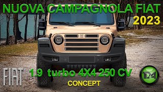 NUOVA FIAT CAMPAGNOLA puro divertimento [upl. by Ahsinut]