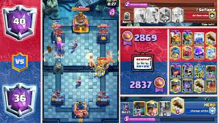 GOBLINSTEIN MINER WALL BREAKERS VS ROYAL GIANT CYCLE clashroyale [upl. by Macmahon]