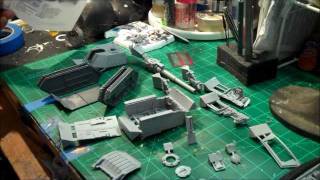 Building A Forgeworld Armageddon Pattern Basilisk and Medusa [upl. by Nyad]