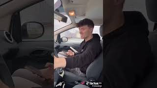 Slamming Boyfriend Car Door Prank TikTok 😤 Lets see how he reacts [upl. by Ube]