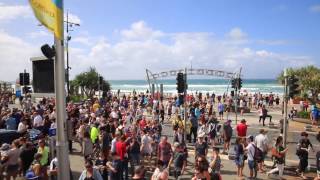 Anzac Day March 2016 in Surfers Paradise Gold Coast Queensland Australia [upl. by Ahtnama891]