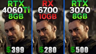 RTX 4060 Ti vs RX 6700 vs RTX 3070  R5 5600X  Tested in 15 games [upl. by Aihsital]