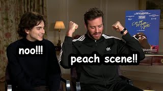 Timothee Chalamet and Armie Hammer being an Old Married Couple [upl. by Mehetabel]