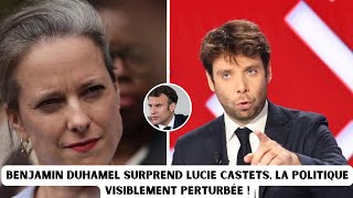 Benjamin Duhamel surprend Lucie Castets la politique visiblement perturbée [upl. by Olpe]