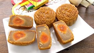 How to Make Traditional Mooncake Step by Step  Mykitchen101en [upl. by Avle]