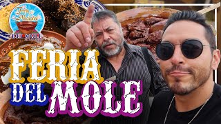 Mi PAPÁ prueba TODOS LOS MOLES de la Feria del Mole [upl. by Eidok82]