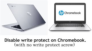 How to disable write protect on Chromebook type with no write protection screw [upl. by Monk533]