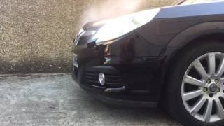 Vauxhall Vectra C Facelift Headlight Washers Activated [upl. by Aynatahs]