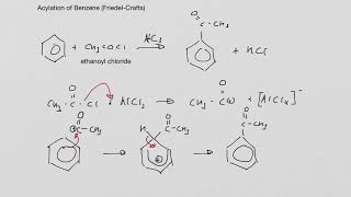 Acylation of Benzene Friedel Crafts [upl. by Werna]