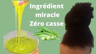 COMMENT FAIRE POUSSER SES CHEVEUX PLUS VITE AVEC CET INGRÉDIENT MIRACLE GEL DE GOMBO HYDRATEDÉMÊLE [upl. by Koeninger938]