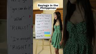 SAYINGS PART 1  Learn Tagalog Philippines [upl. by Eelydnarb]