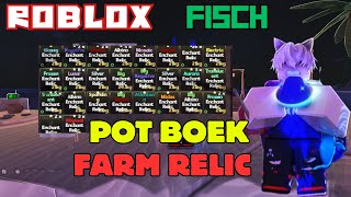 Tempat Farm Enchant Relic Fisch Roblox [upl. by Ettenav333]