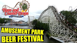 Hops and Coaster Drops 2024 at Indiana Beach Vlog with The Legend [upl. by Lucine]