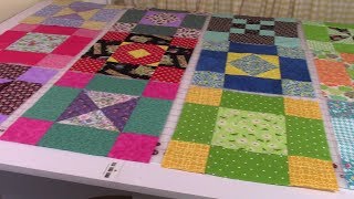 Sashing  Beginners Sampler Quilt 2019 [upl. by Cirad155]