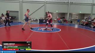 195 Lbs Semis amp 1st Wrestleback 8 Team  Soren Herzog Minnesota Gold Vs William McCleary Utah [upl. by Egidius]